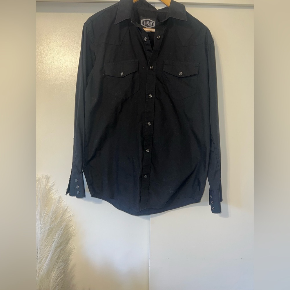 Black Button-Up Shirt